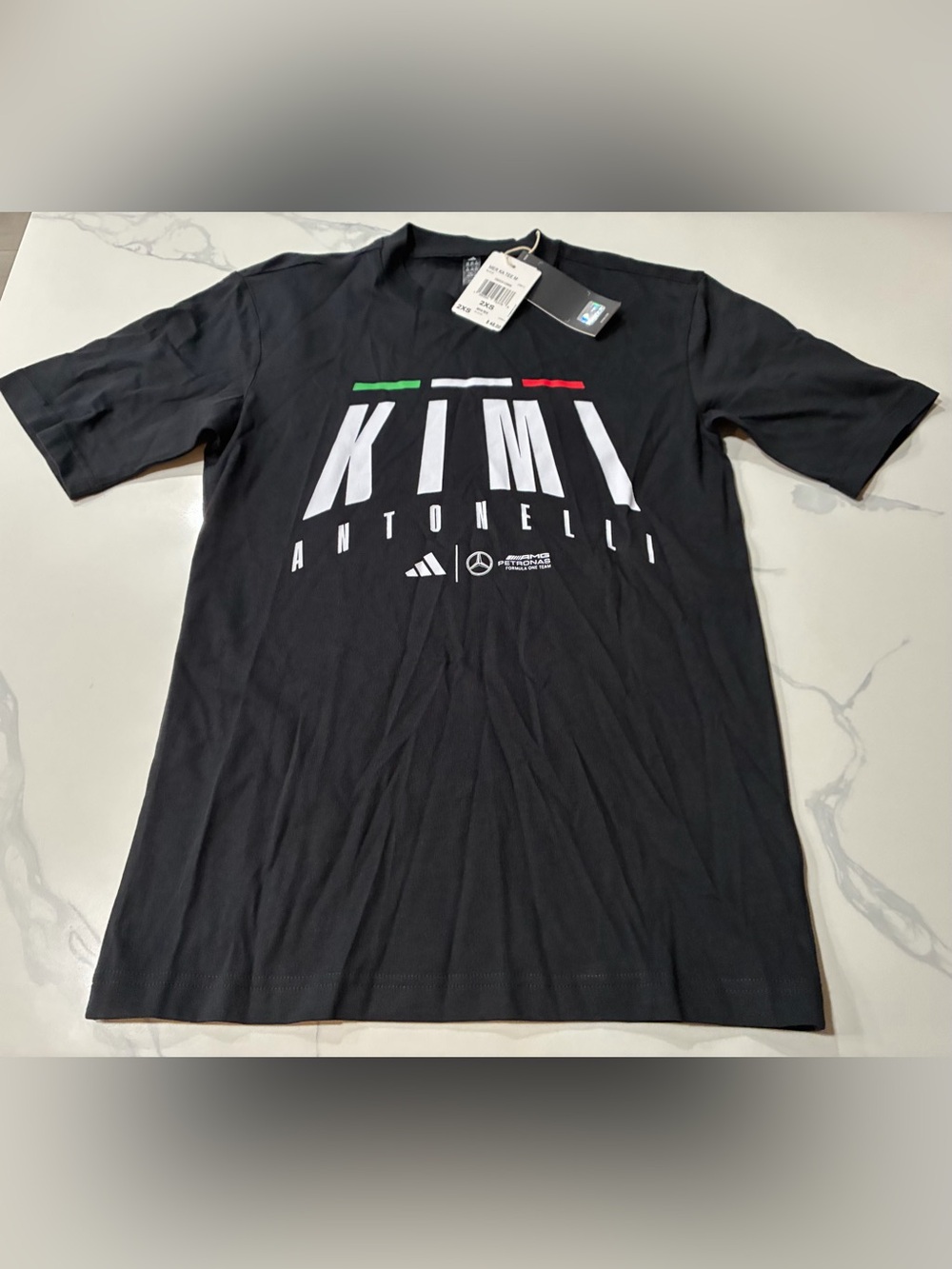 Adidas F1 Kimi Antonelli Mercedes Men’s Shirt (2XS) Retails For $45